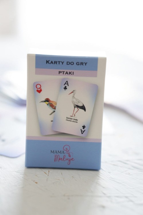Karty do gry Ptaki pudełko