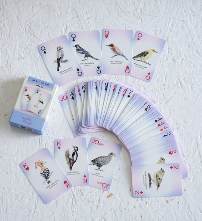 Karty do gry Ptaki damy
