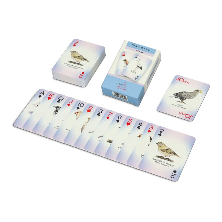 Karty do gry Ptaki talia